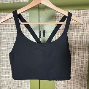Girlfriend Collective Black Activewear Top